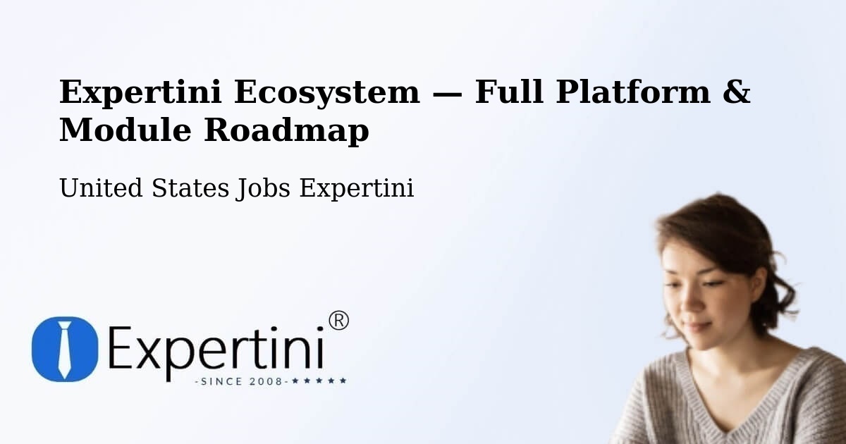Expertini Ecosystem — Full Platform & Module Roadmap – Stickney